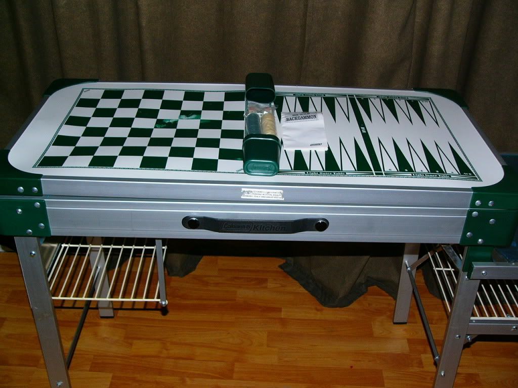 Coleman Outdoor Camping Kitchen Sink Counters Table